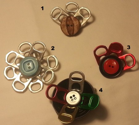 Broches de chapas y botones I